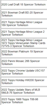 Spencer Torkelson Rookie Mega Refractor 2021 Bowman Chrome #BCP187