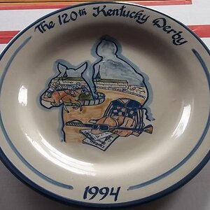 1994 Louisville Stoneware Kentucky Derby Plate

$2 thrift store find. Sold on ebay for $17.95.