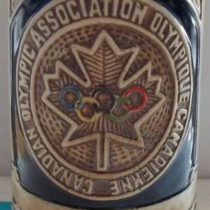 Canadian Olympic Association Ceramarte Stein
$1 at yard sale.
Sold on ebay for $7.25