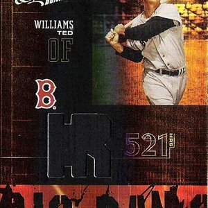 2005 Leather and Lumber Big Bang Jersey 25 Ted Williams Jkt/250
