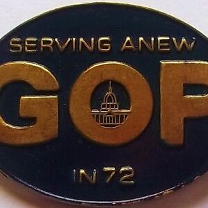 1972 GOP Convention Pin front