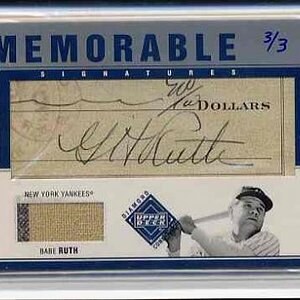 2002 UD Diamond Connection Babe Ruth #3/3