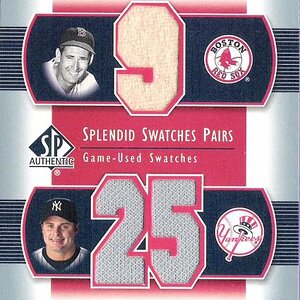 Ted Williams Topps Game Used Swatch JF-TW65 GEM MINT 