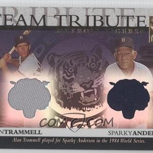 2003 Topps Tribute World Series Team Tribute Relics #TA. I actually need TWO of this card, one for my Tram collection and one for my Sparky collection