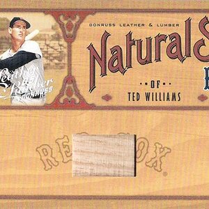2005 Leather and Lumber Naturals Bat 21 Ted Williams/50
