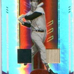 2004 Leaf Certified Materials Mirror Combo Red 239 Ted Williams LGD Bat-Jkt