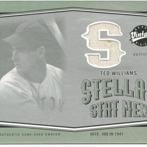2004 Upper Deck Vintage Stellar Stat Men Jerseys 33 Ted Williams Pants
