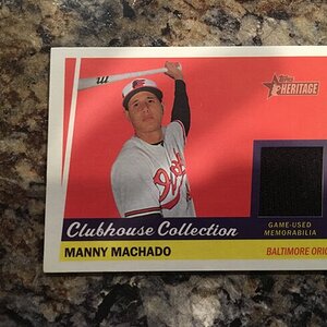 2016 Topps Heritage Clubhouse Collection Jersey Manny Machado.JPG