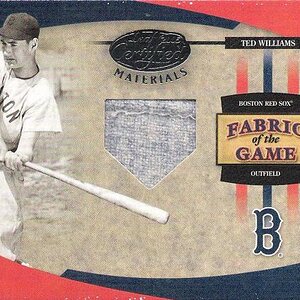2005 Leaf Certified Materials Fabric of the Game 116 Ted Williams Jsy/25