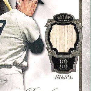 2013 Topps Tier One Legends Relics TW Ted Williams