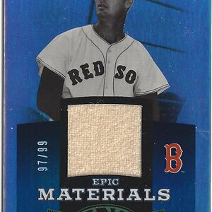 2006 Upper Deck Epic Materials Teal TW2 Ted Williams Jsy/99