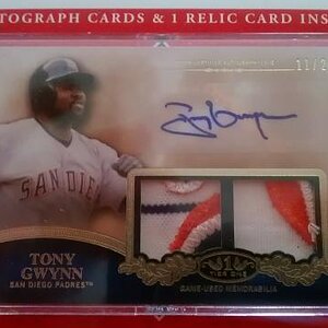 2012 Topps Tier One Tony Gwynn Auto Patch

** This card has been sold **