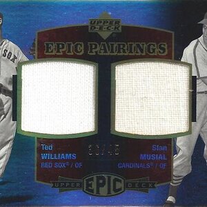 2006 epic pairings williams musial
