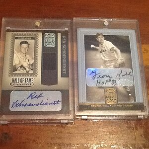Red Schoendienst Auto and George Kell Auto
