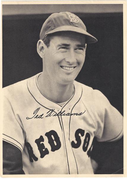 1948 Red Sox Team Issue 25 Ted Williams