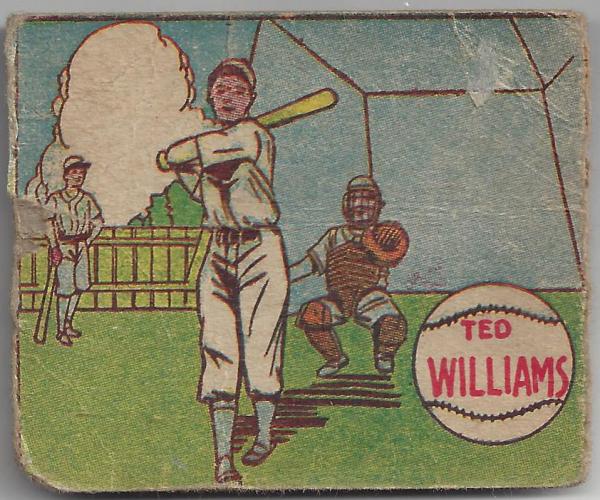 1949 MP and Co. R302-2 101 Ted Williams