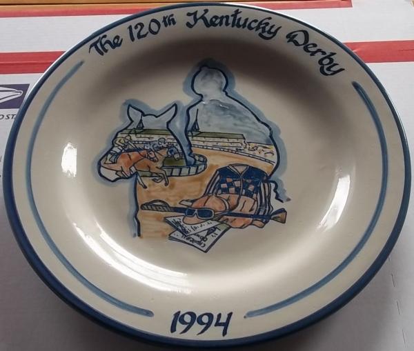 1994 Louisville Stoneware Kentucky Derby Plate

$2 thrift store find. Sold on ebay for $17.95.