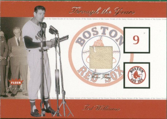 2002 Greats of the Game Through the Years Level 1 28 Ted Williams