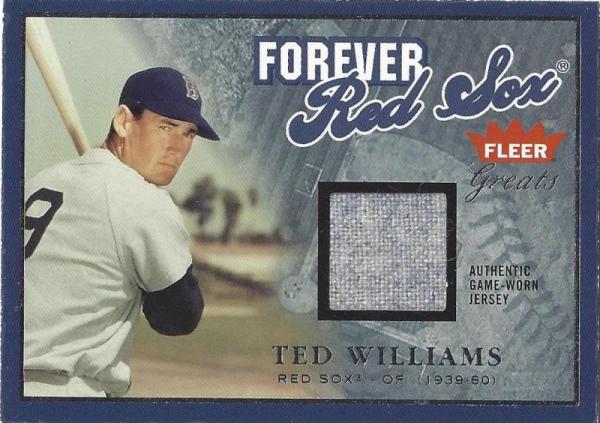 2004 Greats of the Game Forever Game Jersey TW Ted Williams