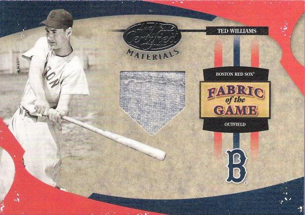 2005 Leaf Certified Materials Fabric of the Game 116 Ted Williams Jsy/25