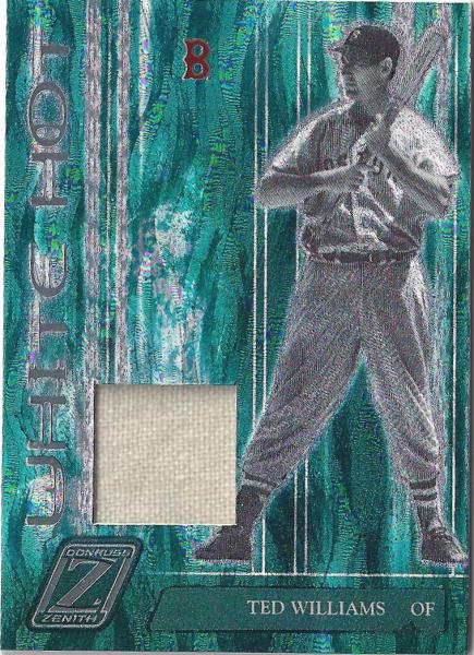 2005 Zenith White Hot Jerseys 7 Ted Williams/9