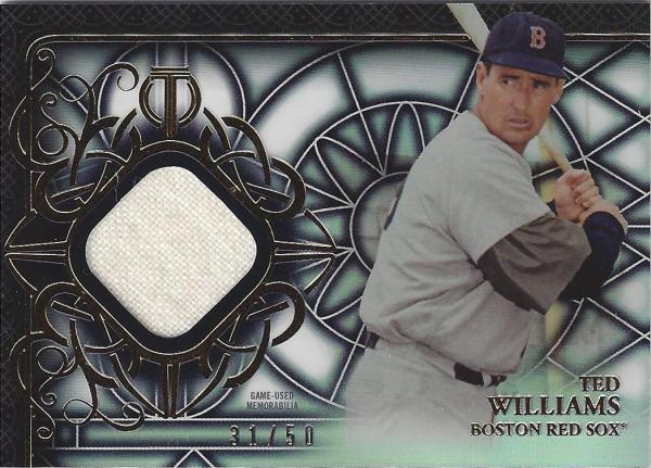 2015 Topps Tribute Relics Black TRTW Ted Williams