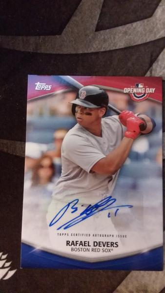 2018 Opening Day Rafael Devers RC Auto