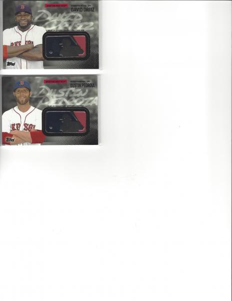 Papi and Pedroia pins series 1