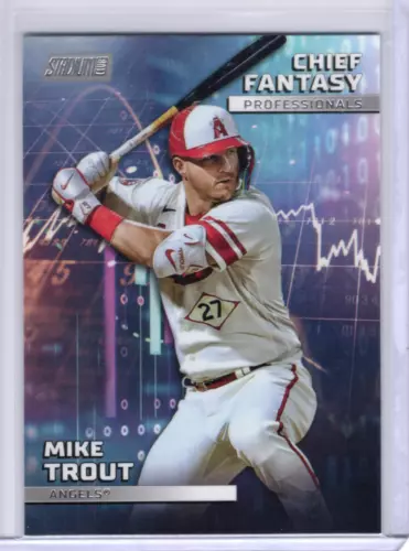 Mike Trout 2023 Topps Stadium Club Chief Fantasy Professionals Insert #CFPRO-1