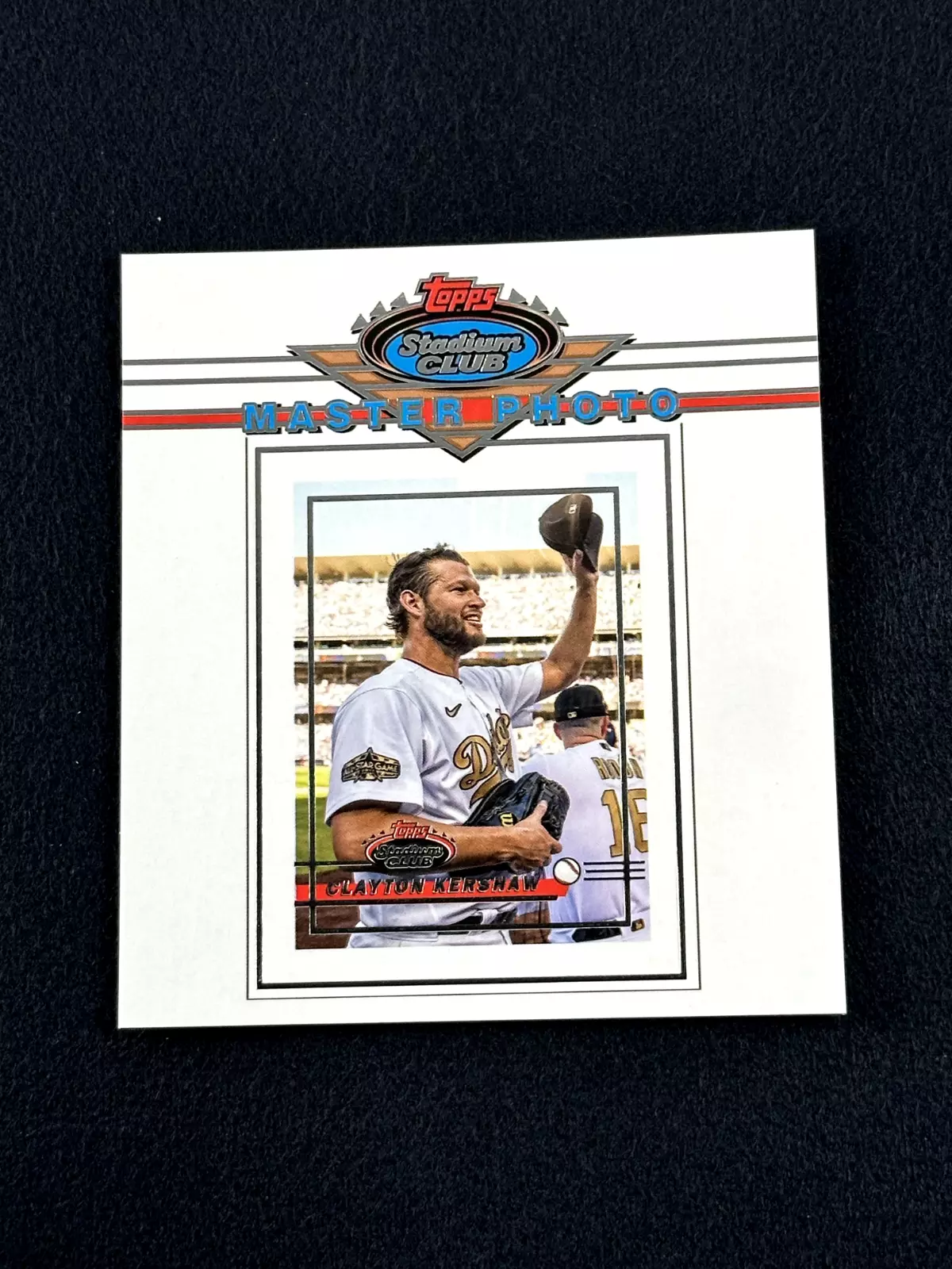 2023 Topps Stadium Club CLAYTON KERSHAW Master Photo #299 Los Angeles Dodgers - Picture 1 of 2